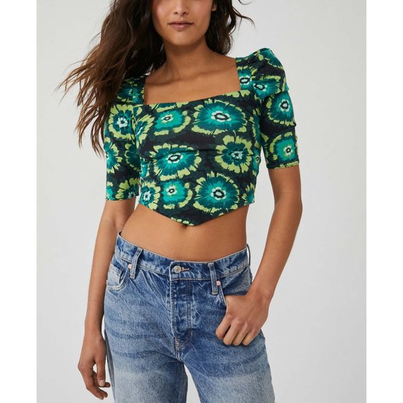 🎉LAST CHANCE🎉 NWT Free People Give Me More Top / Black Combo - Picture 2 of 6